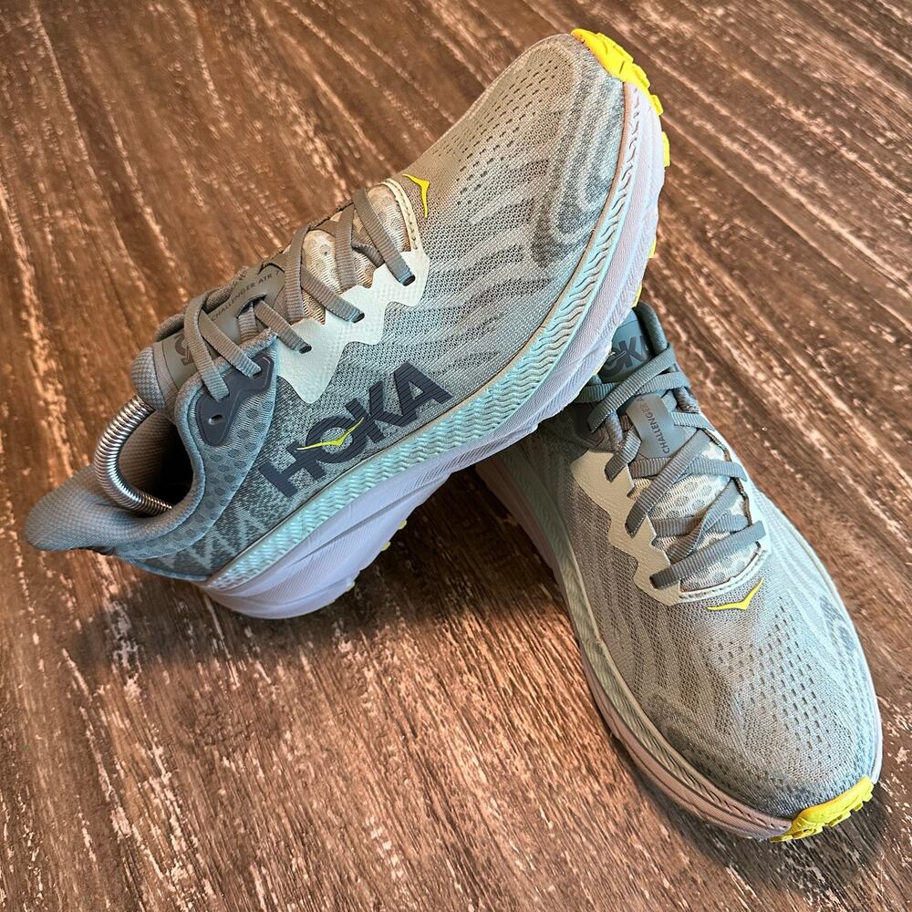 Hoka One One Challenger ATR 7 Outdoor Trail Running Shoes Green Women’s Size 10B